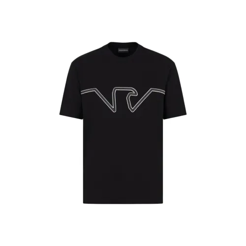 EMPORIO ARMANI Черные Мужские T-Рубашки