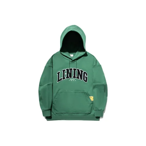 LiNing Свитшот Унисекс Темный Дворцовый Зеленый