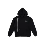 Чёрно-синий принт