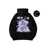 Чёрный [с капюшоном, утолщённый, с флисовой подкладкой]