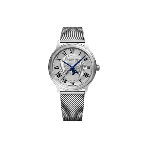 Raymond Weil Автоматический Механический Механизм Мужские Часы 39,5 мм Серебряный