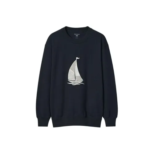 UNIQLO JW Anderson Co Branded Series Черные Мужские Толстовки