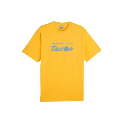 PUMA Porsche Legacy Series Желтая Мужская Футболка