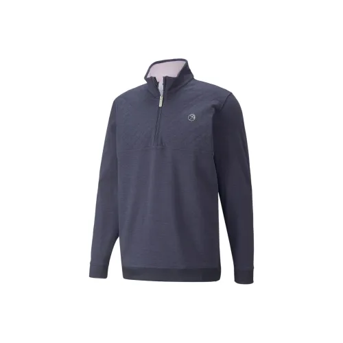 PUMA Sweat DE GOLF AP CLOUDSPUN Замок À Fermeture Толстовка Мужской Синий