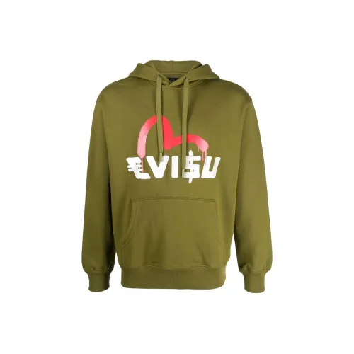 EVISU Зеленый Мужской Свитшот