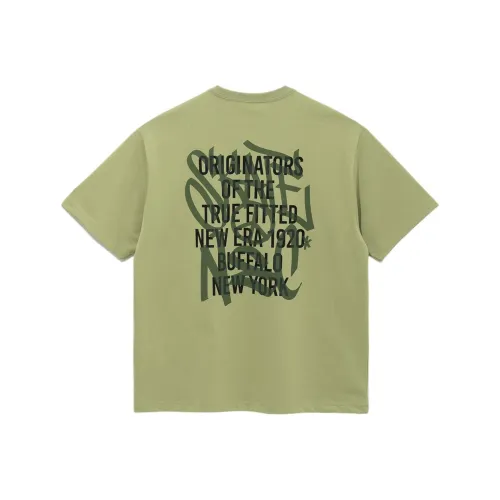 New Era Оливково-зеленая Унисекс Футболка