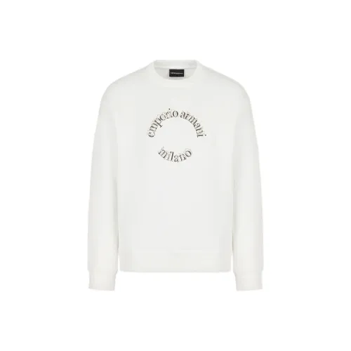 EMPORIO ARMANI Белый Мужской Свитшот