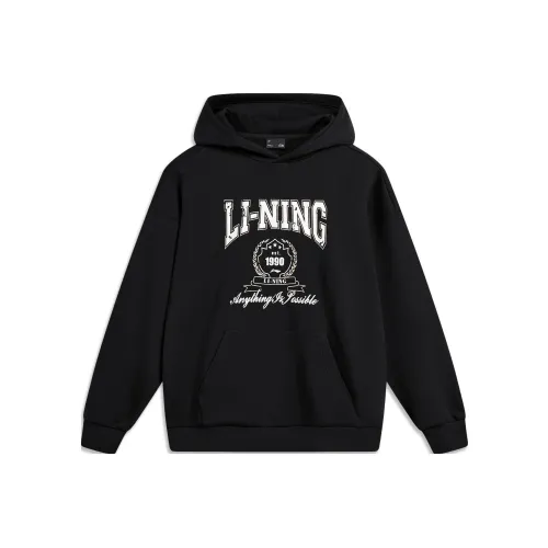 LINING Sports Life Collection Черный Унисекс Толстовки