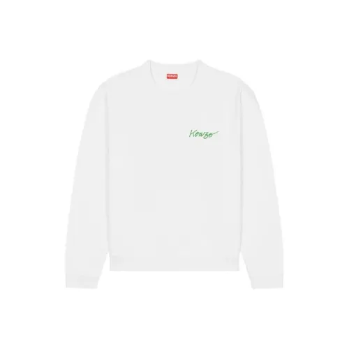 KENZO Poppy Flower Series Белый Мужской Свитшот