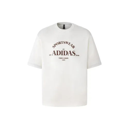 Adidas T-Shirt Мужская Нефрит Белый