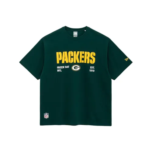 New Era SS25 T-Shirt Korean Style Unisex Green Новая Эра SS25 T-Shirt Корейский стиль Унисекс Зеленый