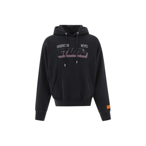 HERON PRESTON Мужские черные свитшоты