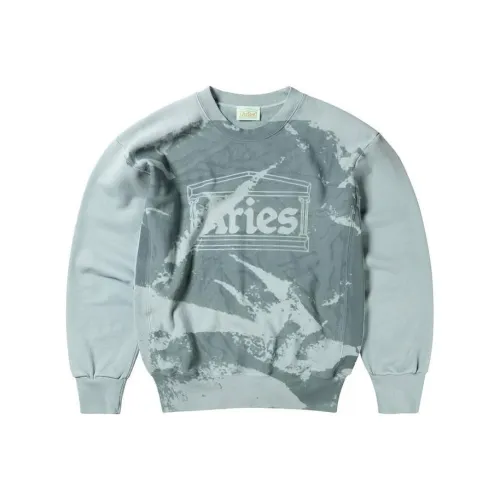 Aries Gray Blue Men's Sweatshirts Ариес Серый Синий Мужские Толстовки