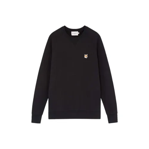 Maison Kitsune Мужские черные свитшоты