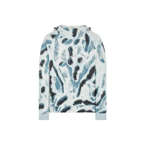 STONE ISLAND STONE ISLAND SS23 Marina Свитшот Мужской Камуфляж Синий