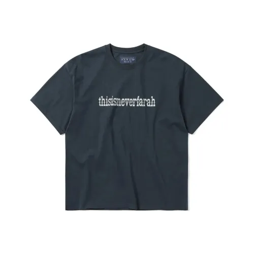 Thisisneverthat x Farah T-Shirt Унисекс Морской Синий