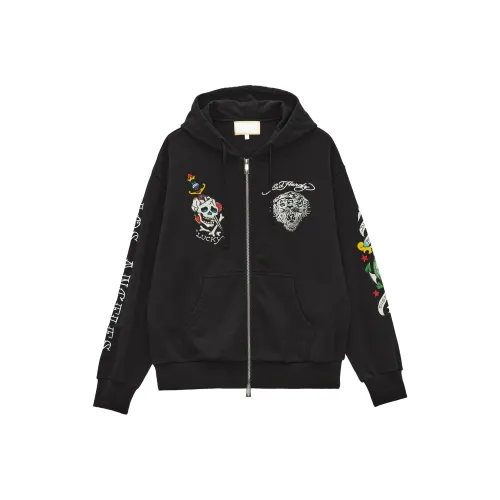 Ed Hardy Черный E1ODM304 Мужские Свитшоты