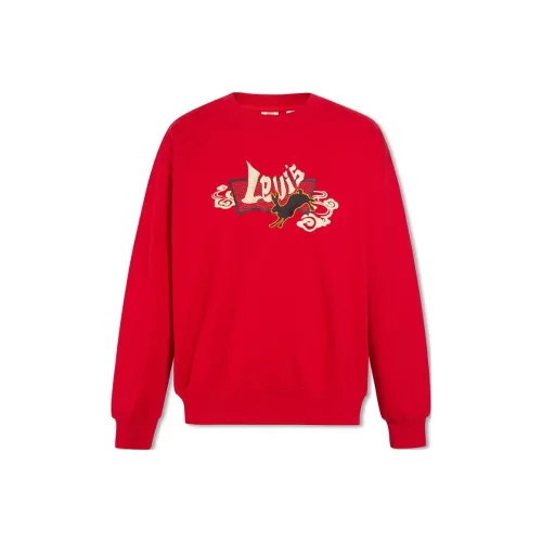 Levi's SS23 Толстовка Мужской Красный