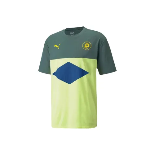 PUMA TeamligaStudio Yogini Lite T Рубашка Мужская Зеленая