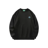 Black Standard Round Neck Sweatshirt  
Черный стандартный свитшот с круглым вырезом