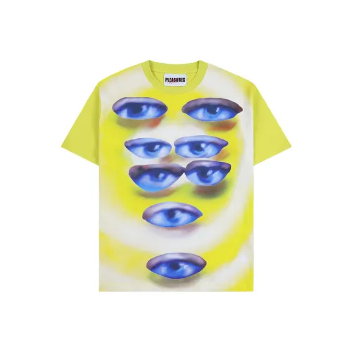 PLEASURES Austin Lee Collaboration Желтая Унисекс Футболка