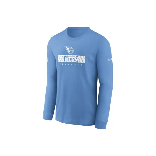 Nike Blue Men's T-Shirts Найк Синий Мужские Футболки