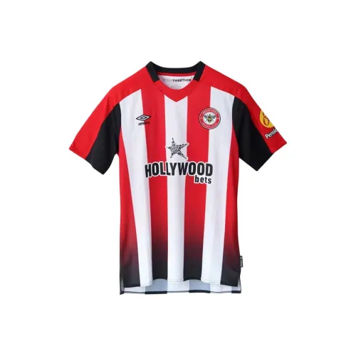 Umbro Белый Красный Мужская Футболка