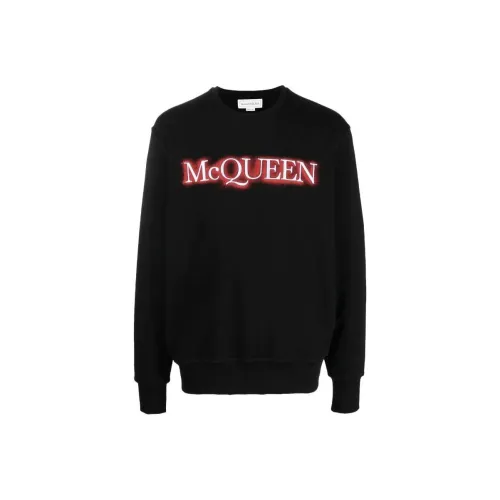 Alexander McQueen Черные Мужские Свитшоты
