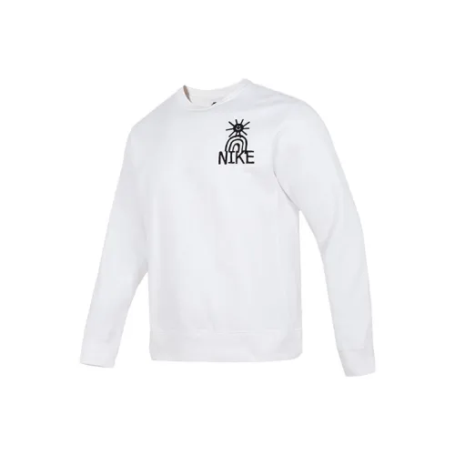 Nike Белый Мужской Свитшот