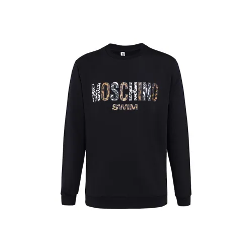 MOSCHINO Мужские черные свитшоты