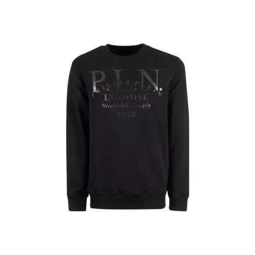 PHILIPP PLEIN Мужские черные свитшоты