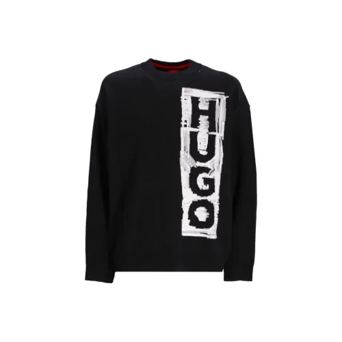 HUGO Черные Мужские Свитшоты