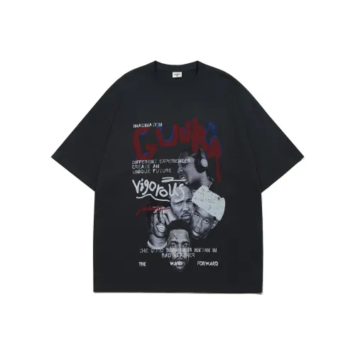 Guuka Темно-серая унисекс футболка