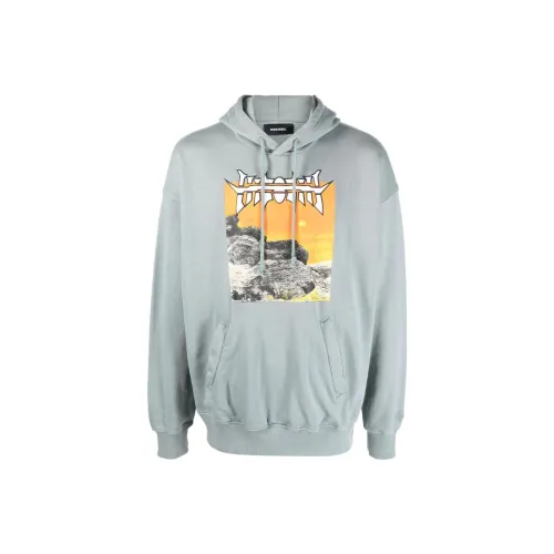 DIESEL Синий Мужской Свитшот