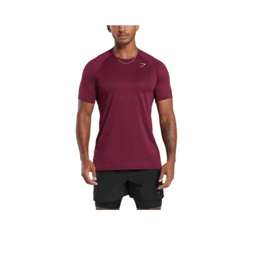 GYMSHARK T-Shirt Мужской Сливовый Розовый