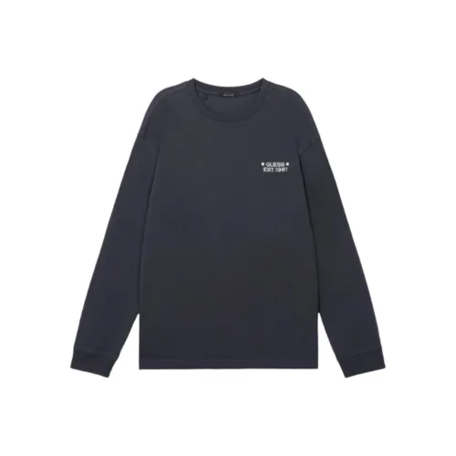 GUESS Темно-серая унисекс футболка