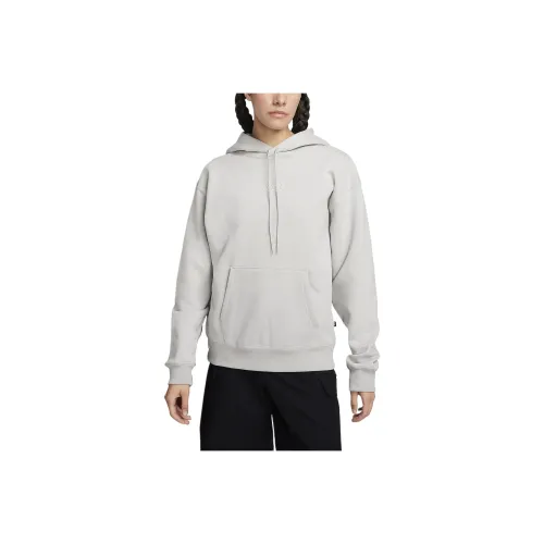 Nike Флис Пуловер Skate Толстовка Hoodie Унисекс Белый