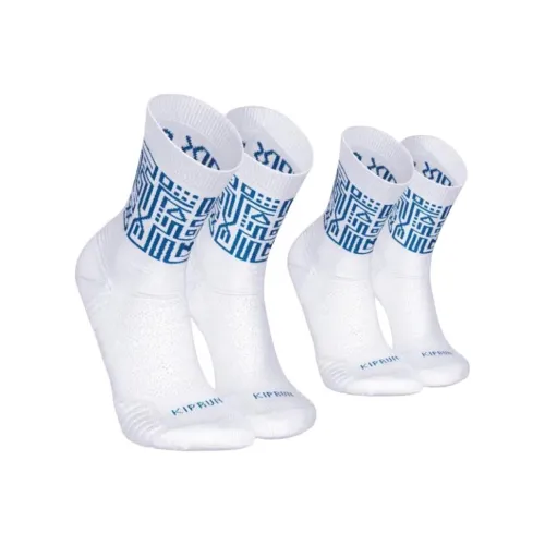 Носки для занятий спортом DECATHLON унисекс белые упаковка из 2 пар