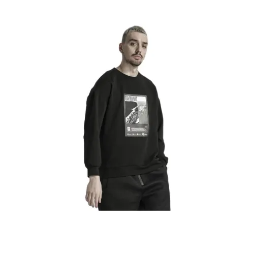 NORVINCY National Trend Без капюшона 100% хлопок Пуловер Толстовка Унисекс