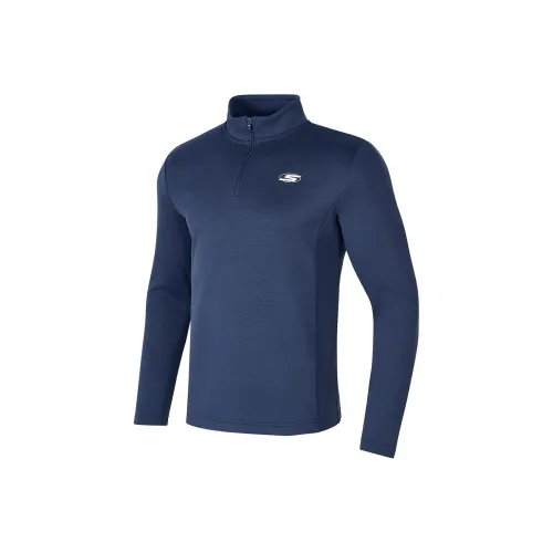 Skechers Basic Sports Series T-Shirt Мужской Темно-синий