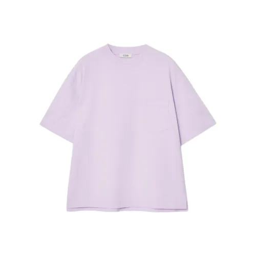 COS T-Shirt Унисекс Фиолетовый Лиловый