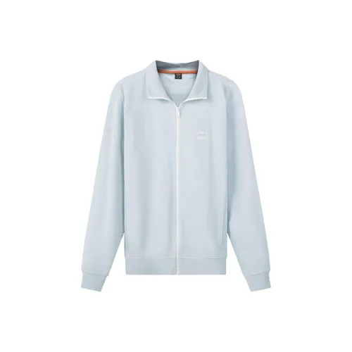 Hugo Boss Светло-Синие Мужские Толстовки