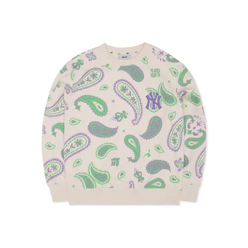 Mlb Cashew Flower Крем Унисекс Свитшоты