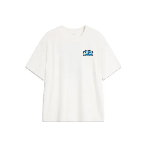 LINING x Disney Monsters University Совместная рубашка Disney Unisex Айвори