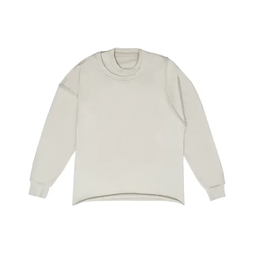 Organic Emotion Круглый вырез Свободный крой Толстовка Унисекс Абрикос