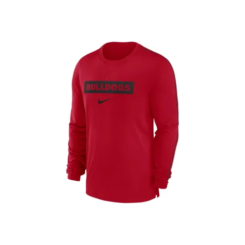 nike Dri Fit CollegeGeorgia FW24 T Рубашка Мужская Красная