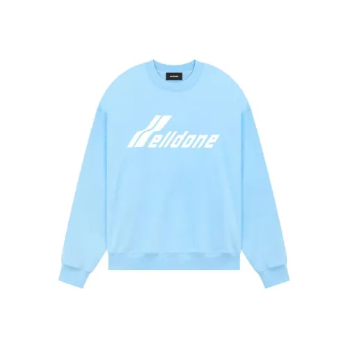 WE11DONE Свитшот Унисекс Синий