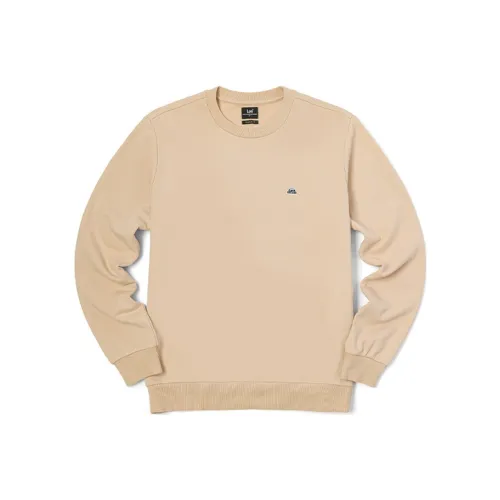 Lee совместный бренд модель Бежевый Мужской Свитшот