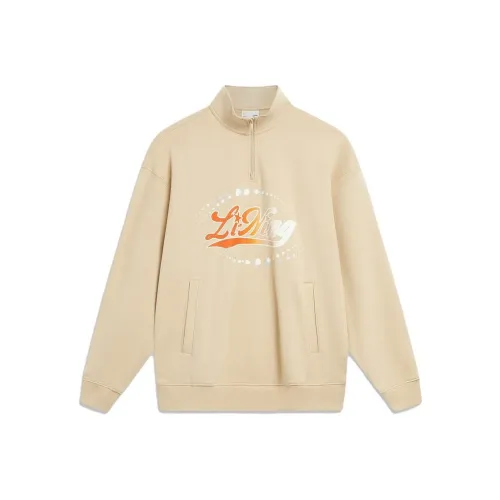 LINING Sports Life Collection Толстовка Мужская Молочно-Коричневый