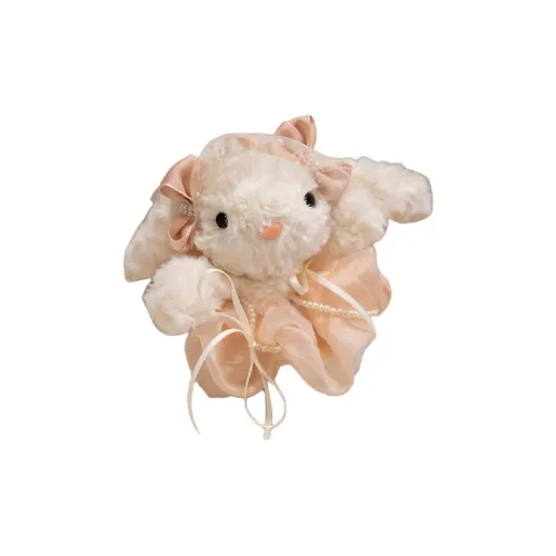 Kakadream Резинка для волос с ушками кролика юбка кукла плюшевый брелок высота 20 см